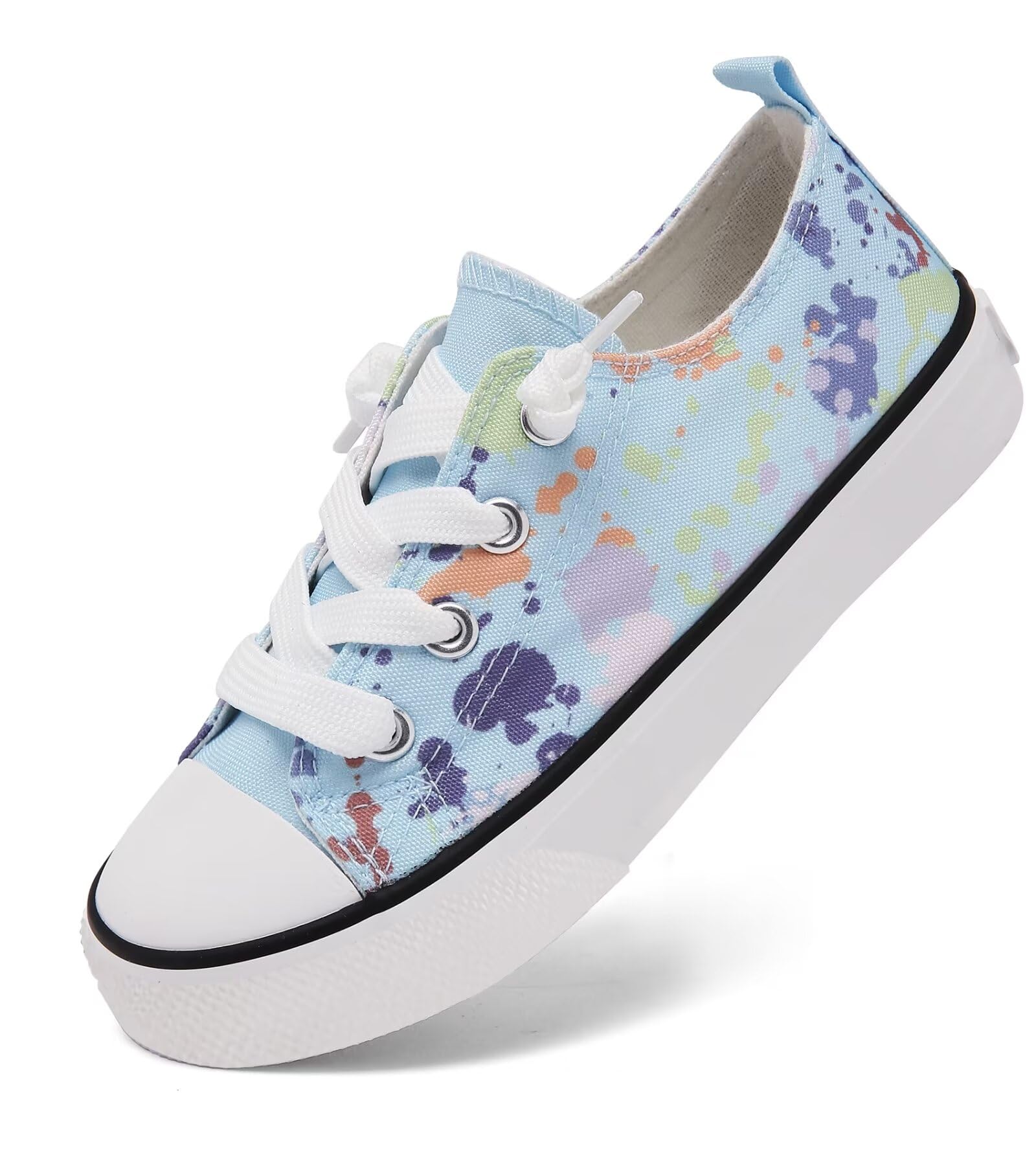 toddler little kid cushioned canvas shoes slip on sneakers soft and durable