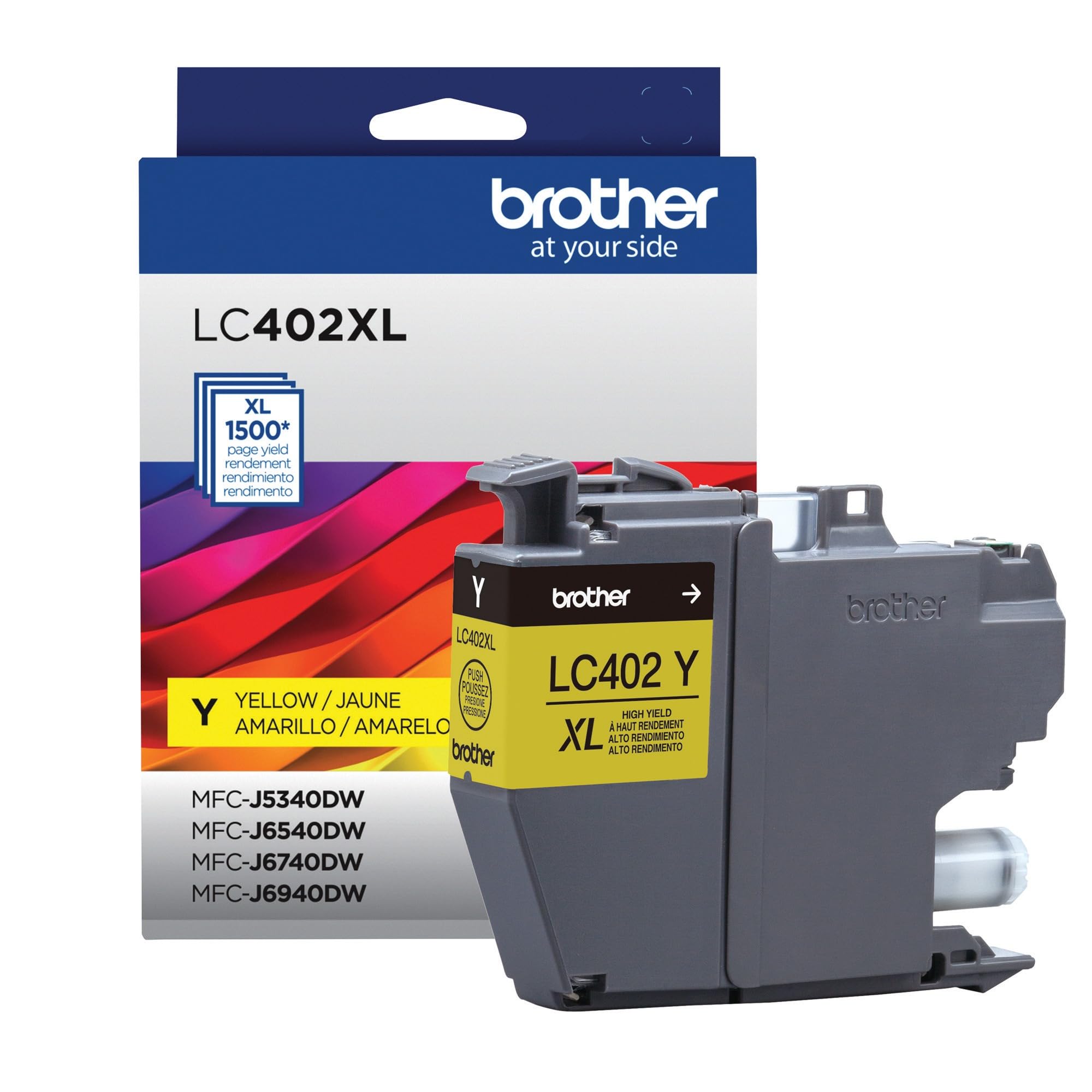 Brother Cartuccia d'inchiostro giallo originale LC402XLY ad alta resa