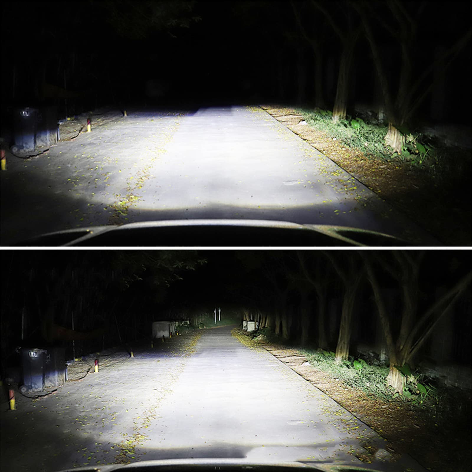 Bombillas LED Para Faros Delanteros, 80 W 16000 Lm, Kit De Conversión De Faros LED, Haz Bajo/Haz Alto Súper Brillante Con Decodificación, 6000 K Blanco Frío, Paquete De 2,H4