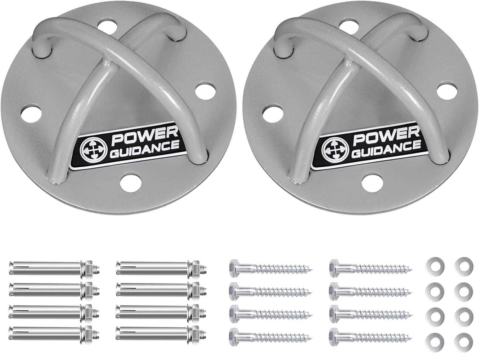 POWER GUIDANCE Wall and Ceiling Mount Bracket for Suspension Straps, Gymnastic Rings, Yoga Swings & Hammock Resistance Band Battle Rope