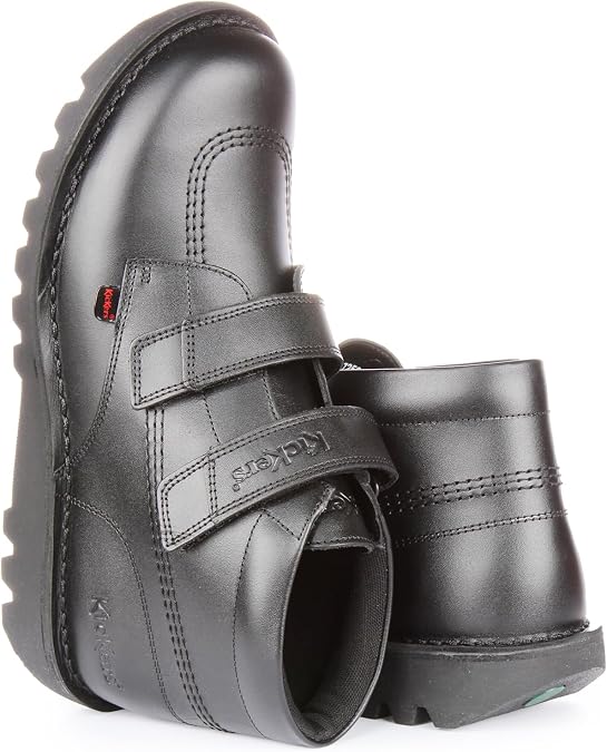 Kickers Unisex Kick Hi Vel Ankle Boot | Extra Durable | Comfortable | Easy Fasten, Black, 7