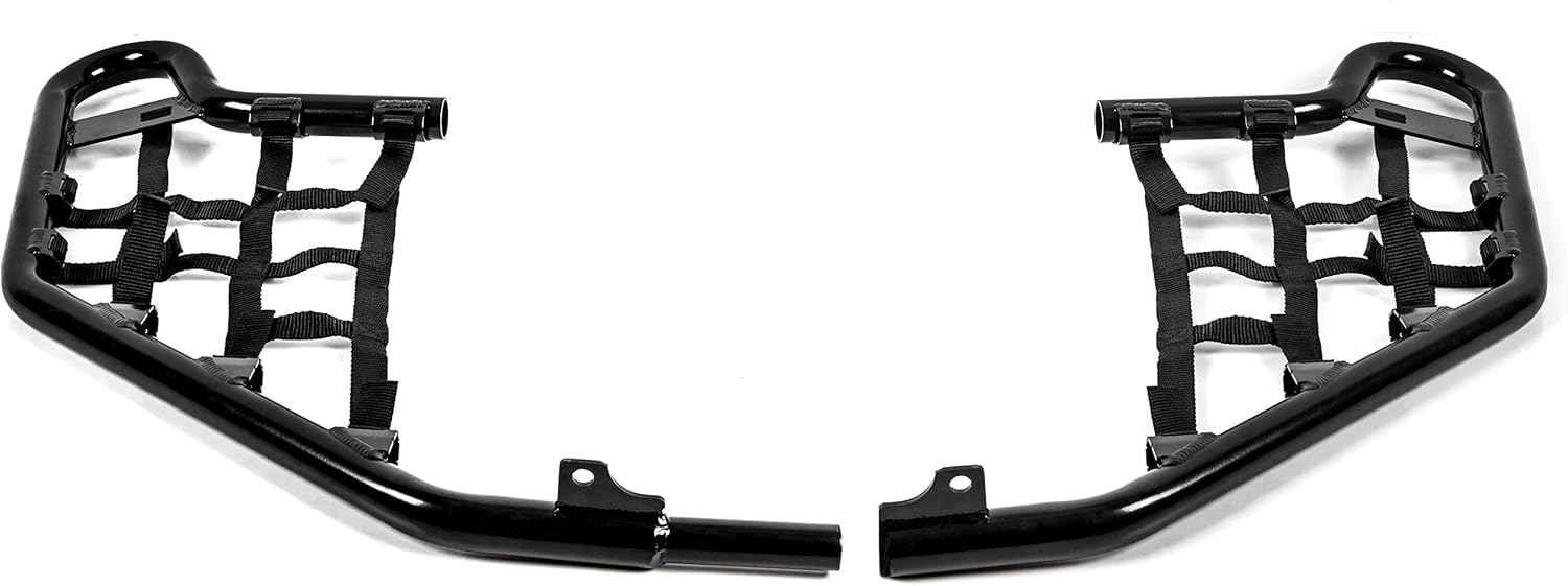 KUAFU Nerf Bar Compatible with 2008-2009 Honda TRX 700XX Standard Nerf Bars Nerf Bars Guard w/Nets Pair