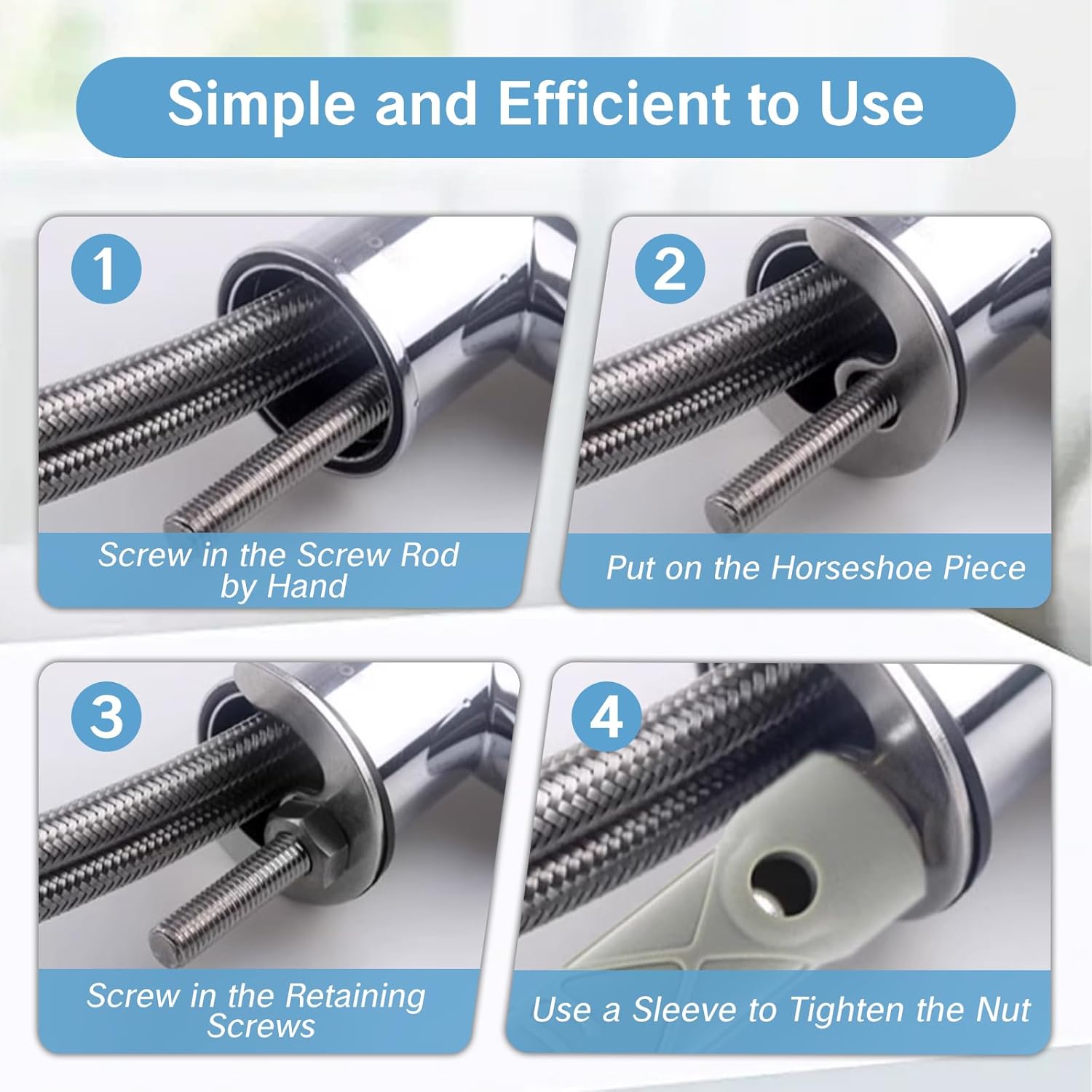 Kitchen Sink Wrench Faucet Tool for Repair Plumbing Installation Removal Kit Ideal for Tight Spaces Under Sink Maintenance Durable ABS Construction Fits Hex Nuts Water Heater Pipes Home Tool