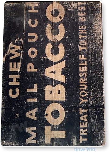 Miniatura 3 de Tinworld Cartel de estaño Bolsa de correo Tabaco Decoración de metal Arte de pared Tienda de humo Tienda Pub Bar A997