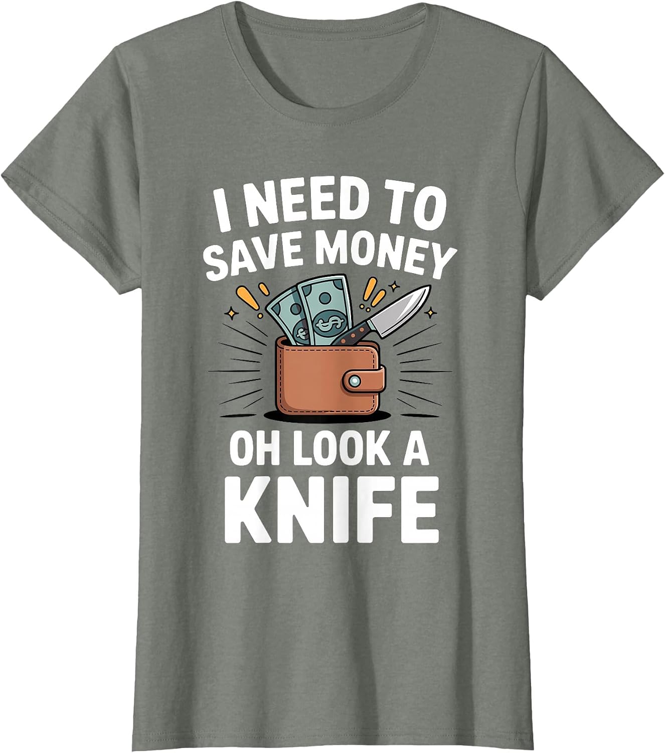 Funny Knife Design for Men Women Collectible Knife Collector T-Shirt image 5