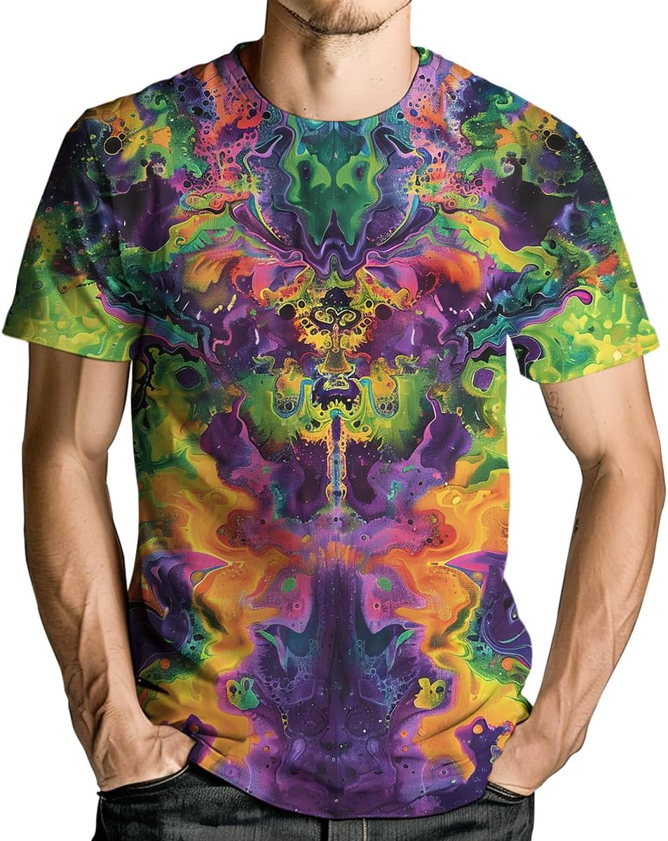 psychedelic tie dye shirts