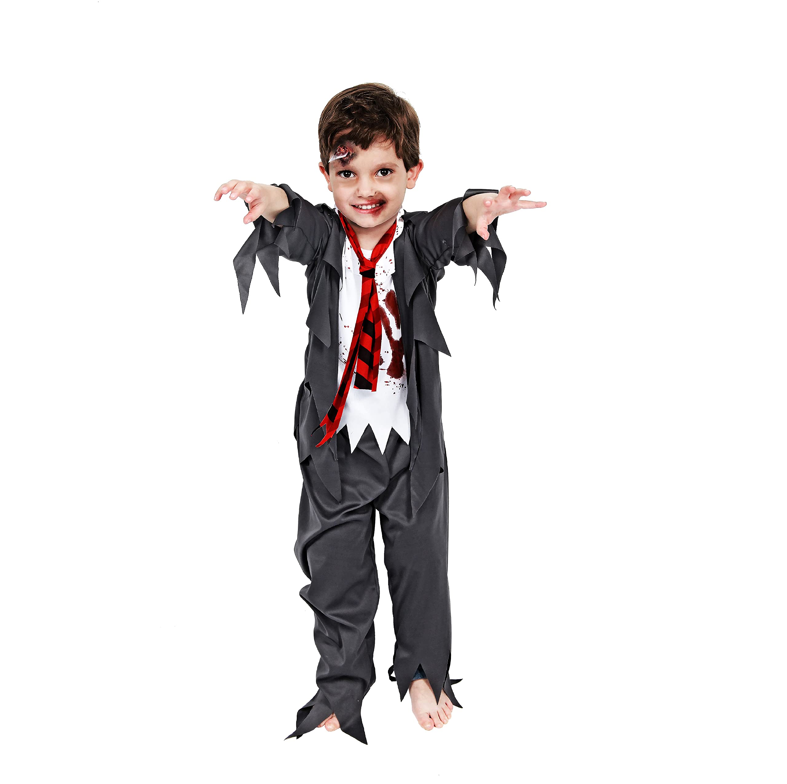 Juguetutto - Disfraz Estudiante Zombi niño - Halloween