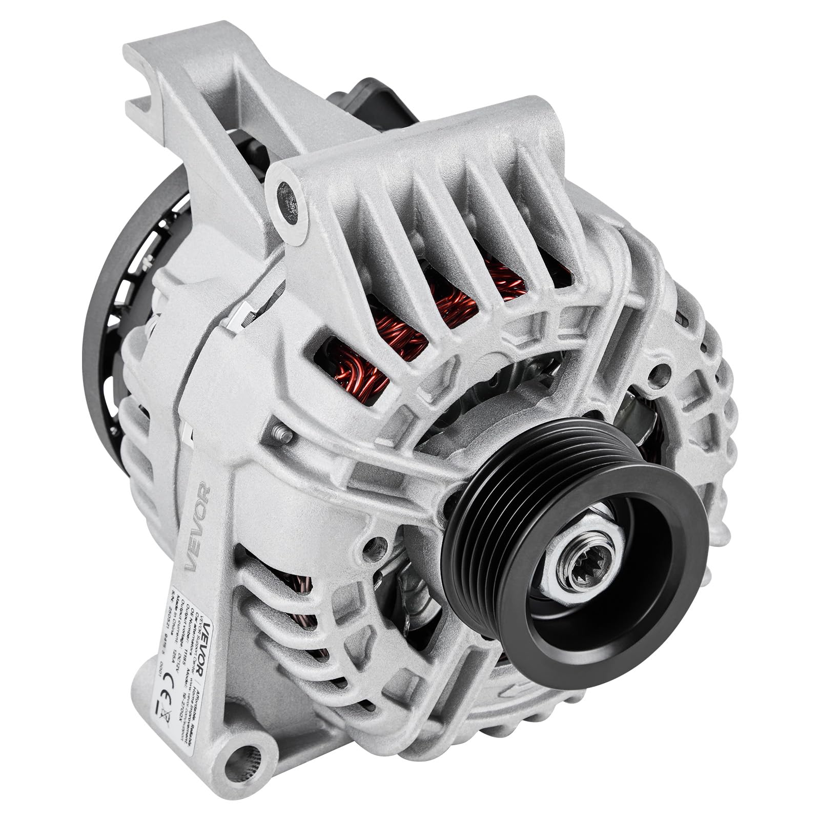VEVOR Alternateur de Voiture 11185, Compatible avec Chevrolet Impala LS, LT 3,5L 2006-2011, Impala LTZ 3,9L 2009-2010, Monte Carlo V6 2006-2007, Remplacement 0124425102, 0124425032, 10335497