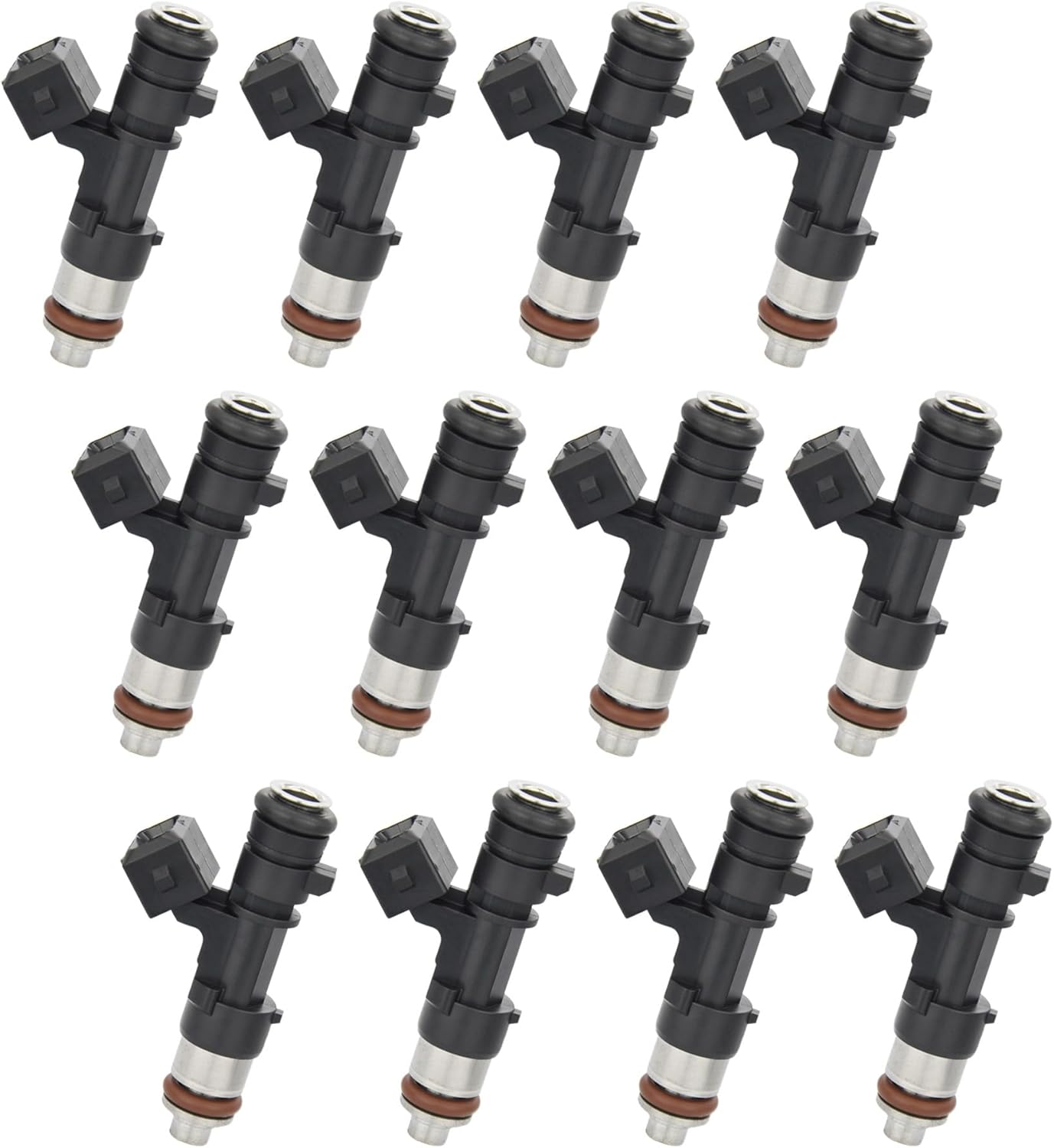 12PCS Fuel Injectors Compatible with Mercedes-Benz 2010-2014 CL65 AMG, 2016-2018 G65 AMG, 2016-2017 Maybach S600, Maybach S650, S600, S65 AMG, SL65 AMG, 6.0L, Replace# 62718, 2750780323