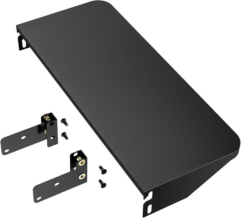 Stanbroil Folding Front Shelf for Traeger Pro 22, Pro 575 and Ironwood 650 | Pellet Grill Accessories for Traeger — Replacement Folding Shelf for BAC362, Ideal for Food Prep and Storage, Black
