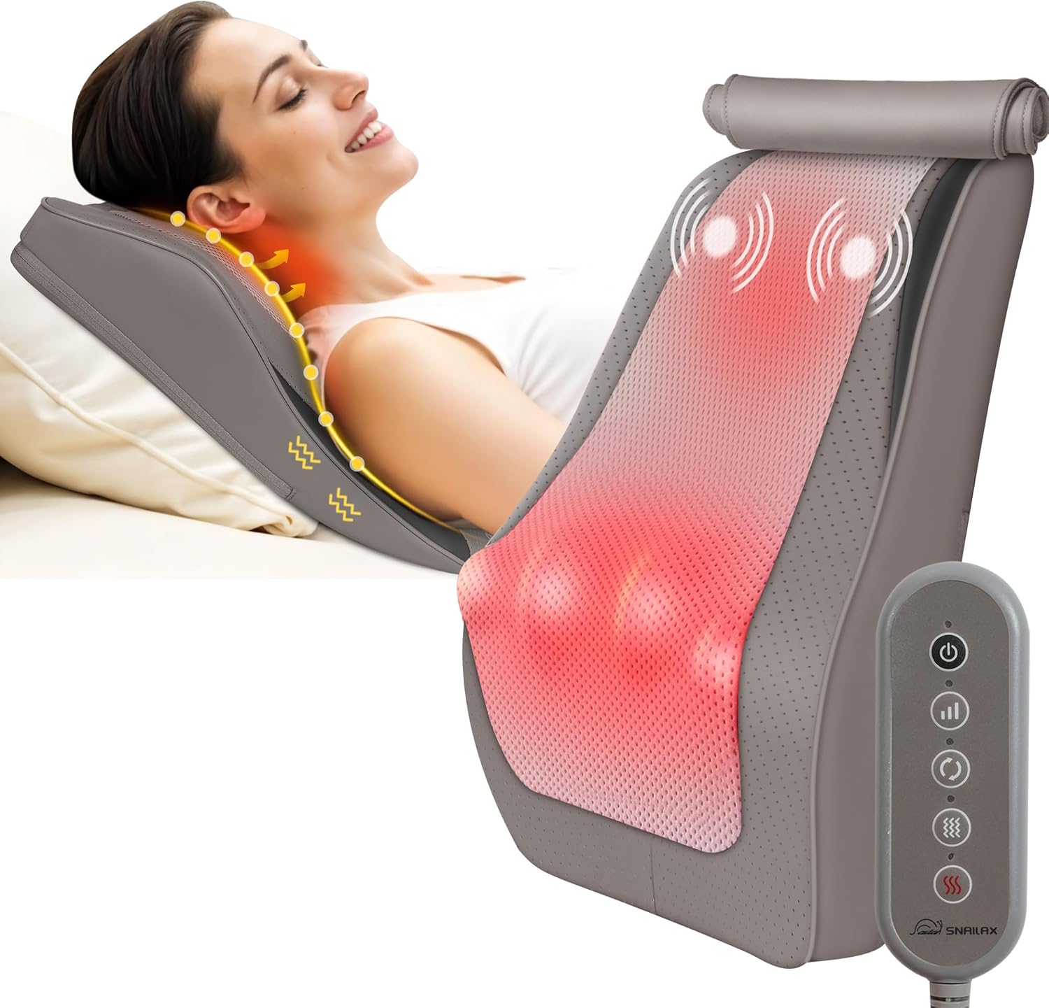 Massagekissen Test & Vergleich 2026 – Wirkung, Unterschiede und Kaufberatung 5 Snailax SL-128 - Snailax Massagekissen Test