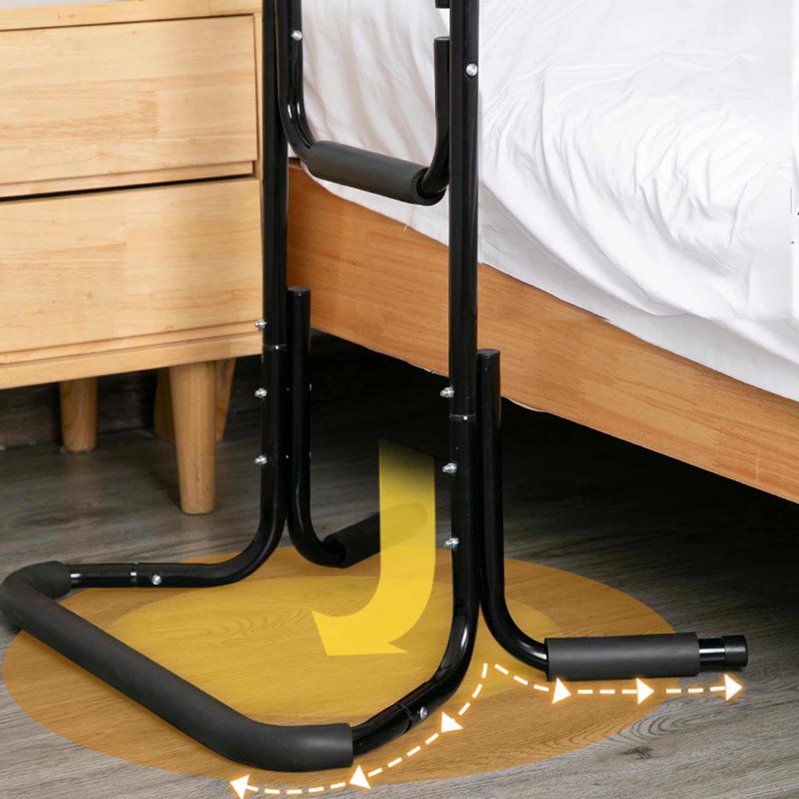 Silla de Asistencia de pie y Paciente portátil, Silla asistida para Estar de pie, Mango de elevación de Movilidad, con diseño fácil de, portátil y Ligero, 2600 g, para recuperación y