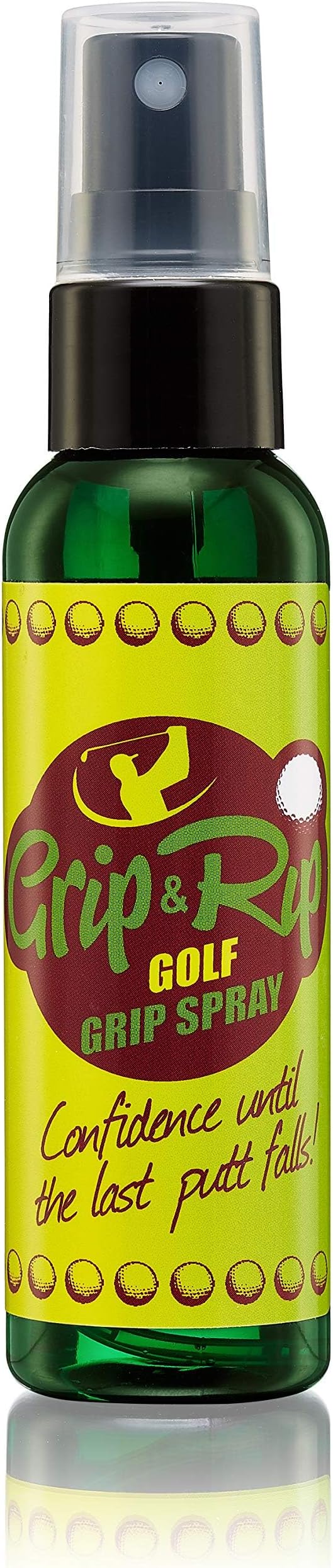 Grip & Rip Golf Grip Spray | Combat Sweat on Your Golf Grips | Firm Golf Grip with or without Golf Gloves | Ultimate Golf Grip Trainer | Golf Training Aid | Extra Golf Grip on Golf Rain Gloves 2 oz