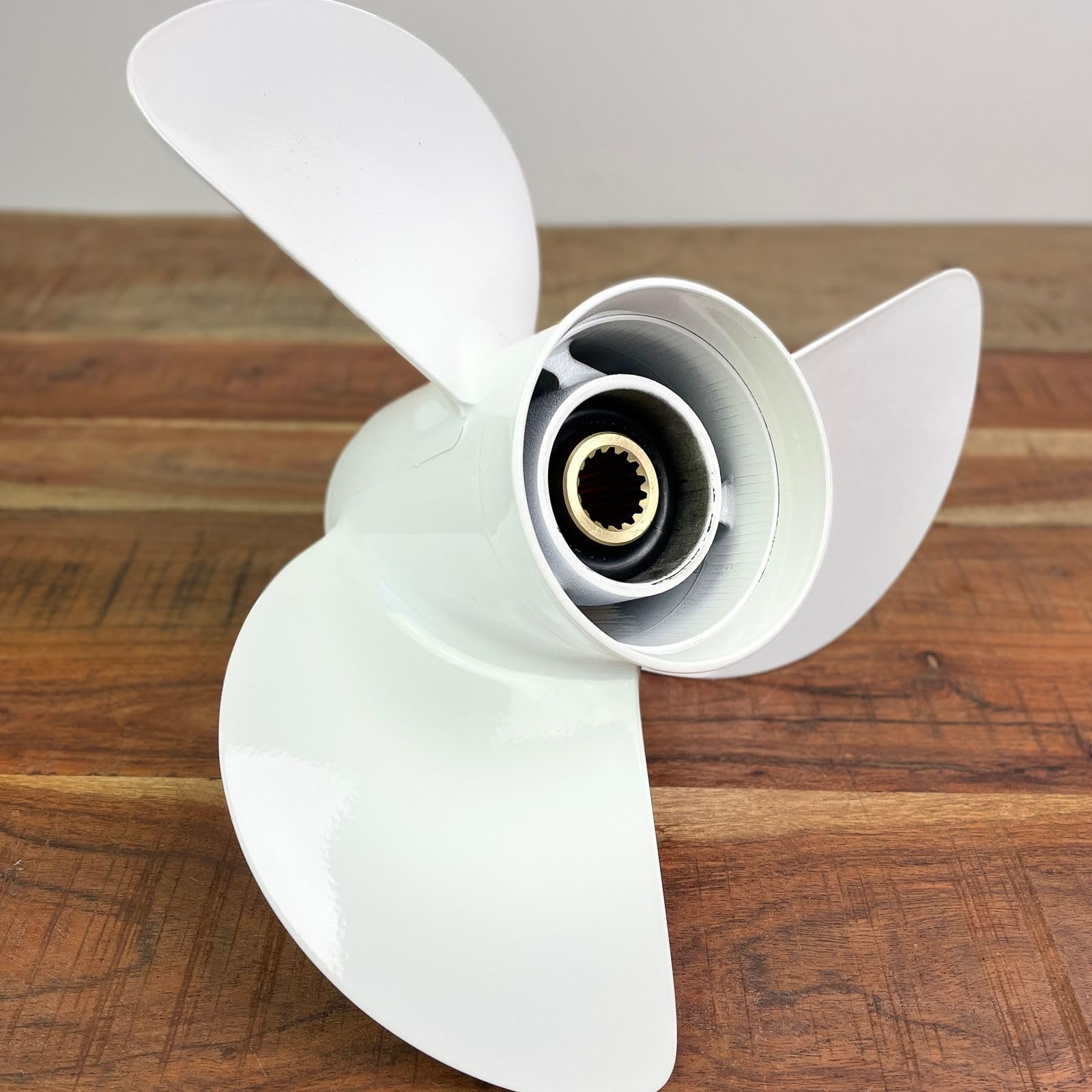 Boot Propeller Aluminium für Yamaha 50-130 PS Außenborder 13-5/8 x 13 ' 15 Zähne 3 Blatt 6E5-45949-00-EL