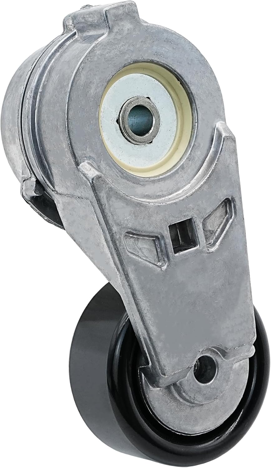 Belt Tensioner Assembly with Pulley Compatible for GMC Envoy Canyon, Chevy Colorado Trailblazer, Hum mer H3, Saab 9-7x, Buick Rainier, Replaces# 12573024, 38178