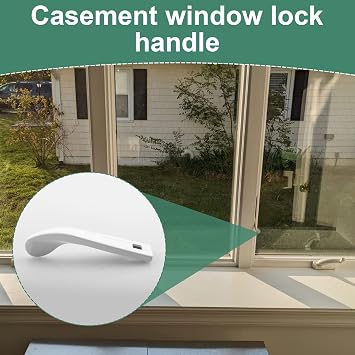 Windows Lock Handle 1361916 for Andersen Casement/Awning1995 to Present | Lock Handle for Andersen Casement and Awning Windows Lock Handle White