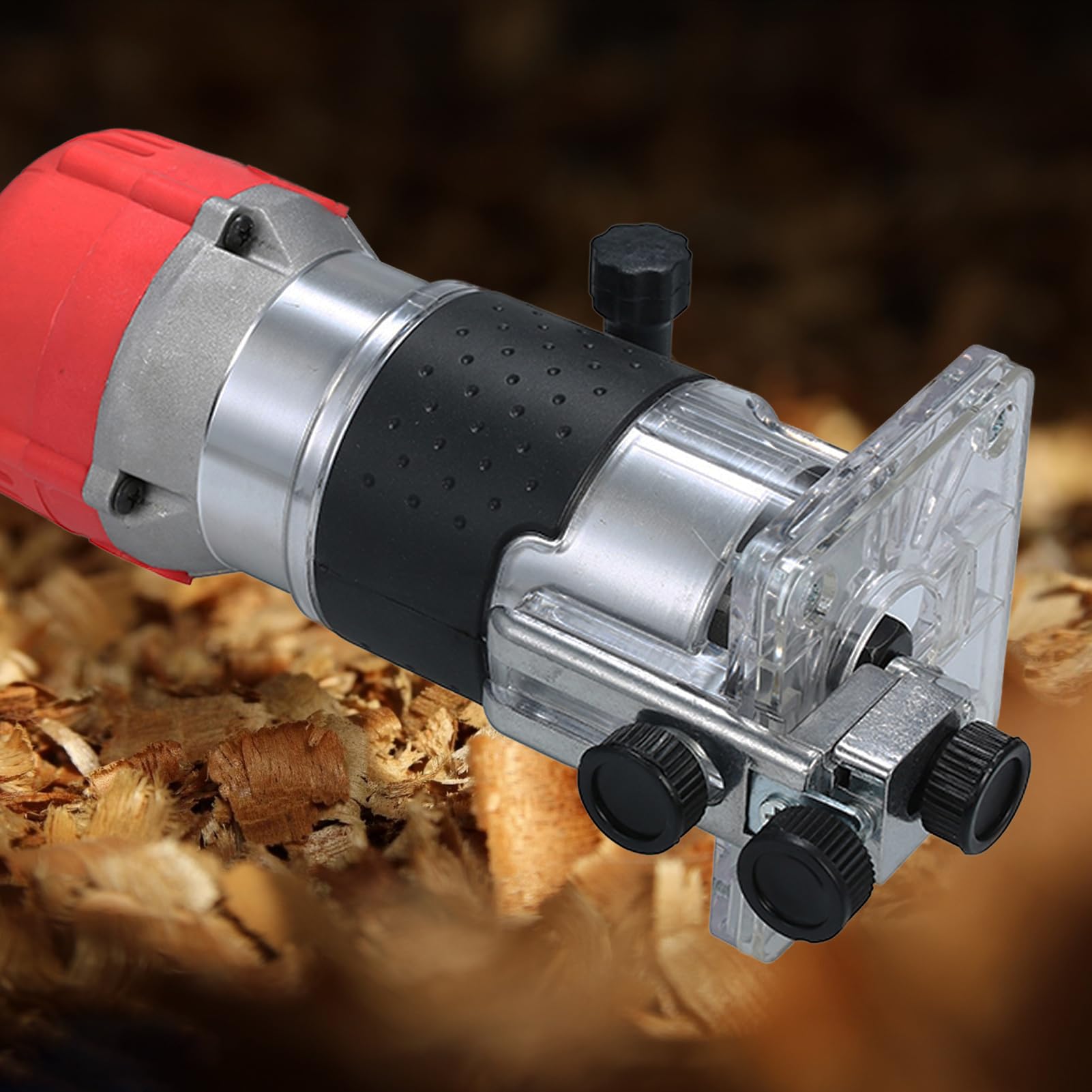 Amazon | Weytoll 電動トリマー、800 W 30000 rpm 木材溝切り用 6.35mm 