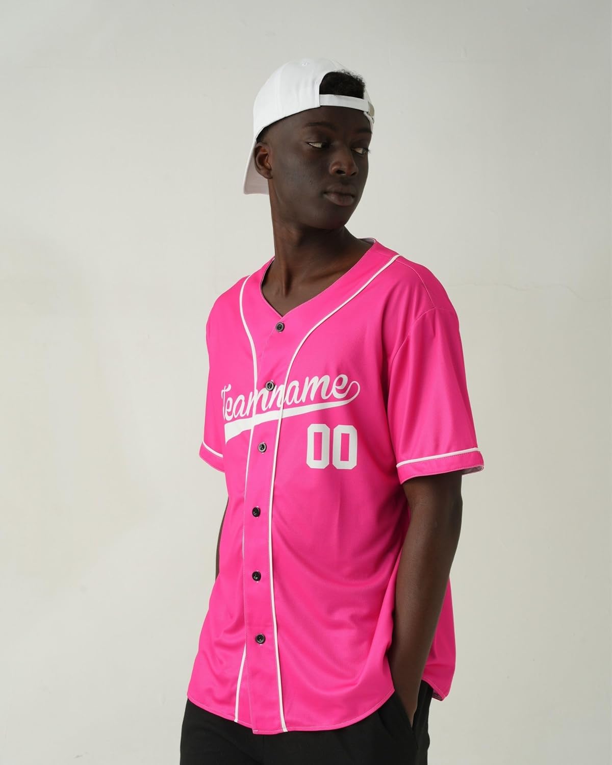 Custom Baseball Jerseys - Personalized Baseball Shirts for Men, Women, Boys, and Girls - Add Your Name, Number, Logo - Image 2
