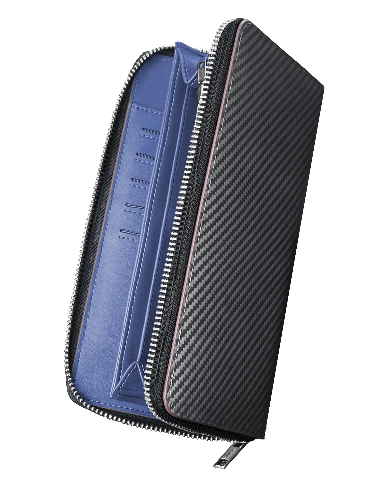 カッコいい光沢ブラック長財布 air-J 長財布 メンズ 本革 GT-MOBILE ブランド 財布 小銭入れ