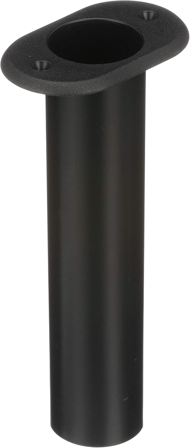 Seachoice Fishing Rod Holder, Black, 90 Degree, Straight Up Gunnel Mount