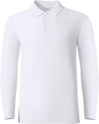 NeedBo men's long sleeve golf polo shirt
