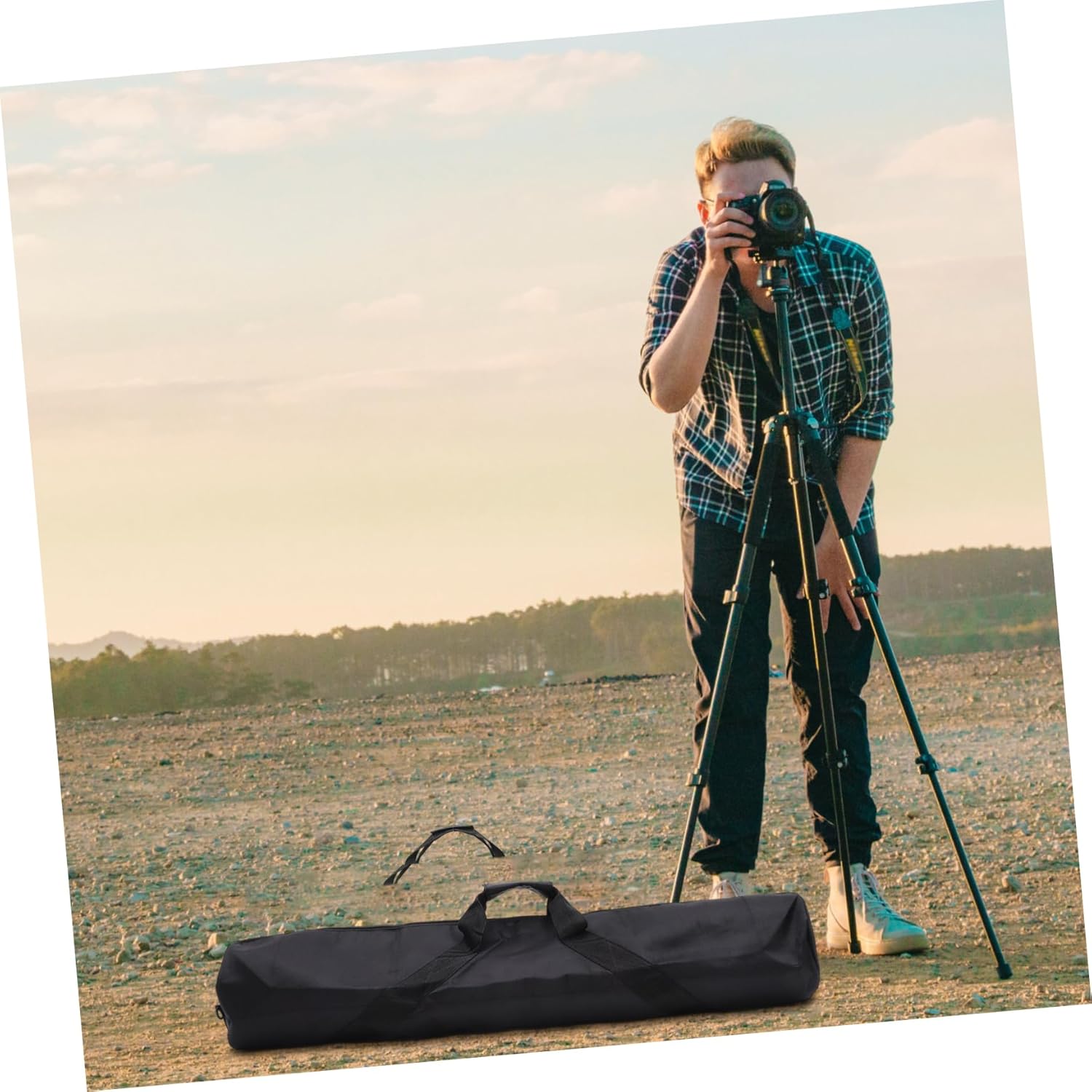 Portable Tripod Case Shoulder Straps for Camera Tripod Light Stand and Speaker Stand