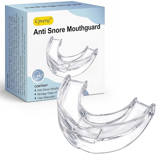 Anti Snore Mouthpiece – Boil-and-Bite Moldable Mouth Guard, BPA-Free Snoring