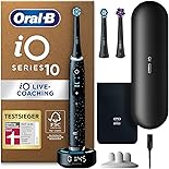 Oral-B iO Series 10 Plus Edition Elektrische Zahnbürste/Electric Toothbrush, PLUS 3 Aufsteckbürsten, Lade-Reiseetui, 7 Putzmodi, recycelbare Verpackung, Valentinstagsgeschenk für Ihn/Sie, black