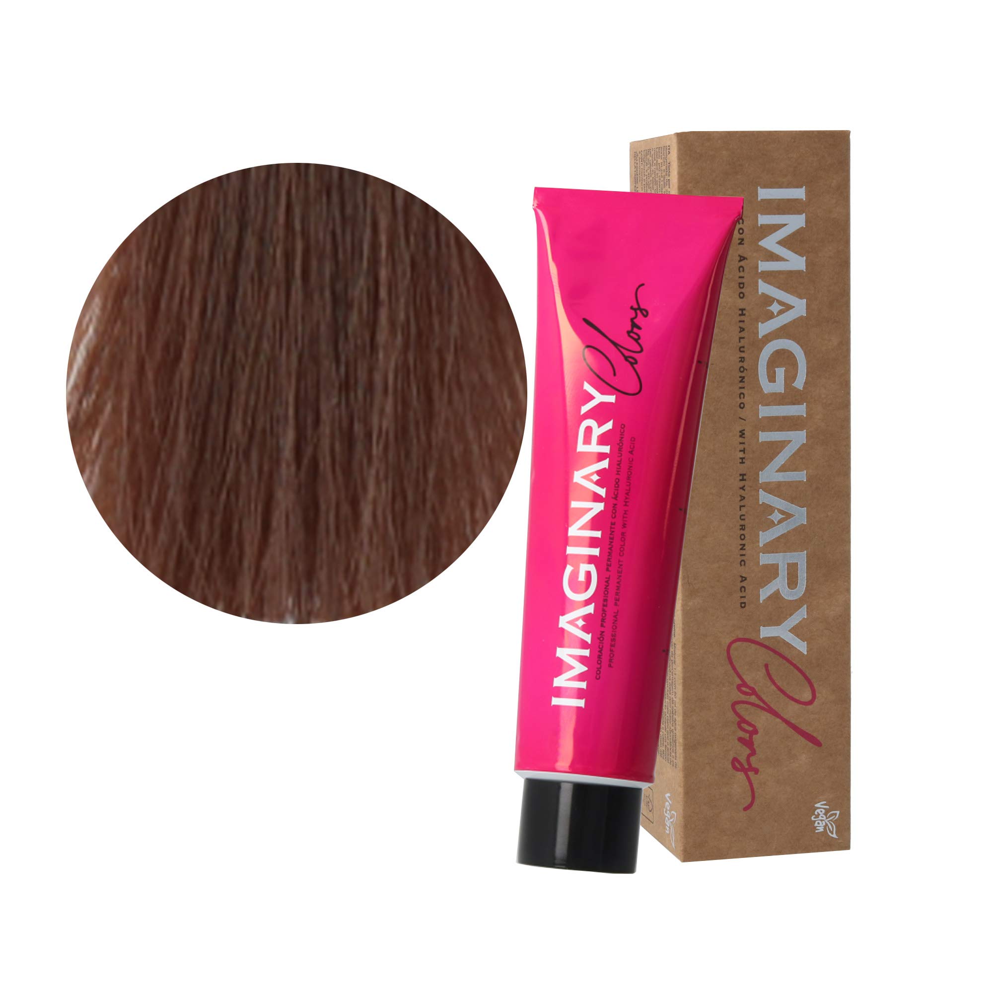 The Imaginary Colors | Coloración Permanente Vegana con Ácido Hialurónico | Cobertura 100% | Color Chocolate 5-9 Castaño Claro Tierra - 100 ml (Pack de 3 uds.)