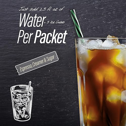 Miniatura 5 de Maxpresso Mezcla de café instantáneo coreano 3 en 1, palitos de una sola porción, 40 paquetes con crema y azúcar, mezcla de café caliente o helado