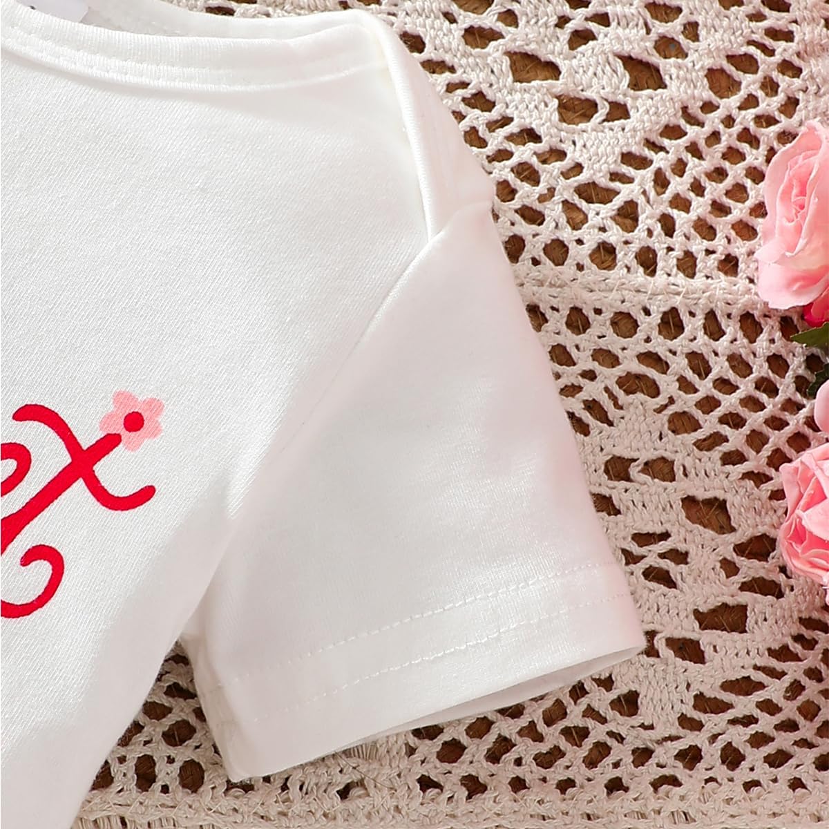 Baby Girls 1st Birthday Outfits Short Sleeve Romper Tutu Skirt Sets with Headband One Year Old Girl Clothes - Image 8