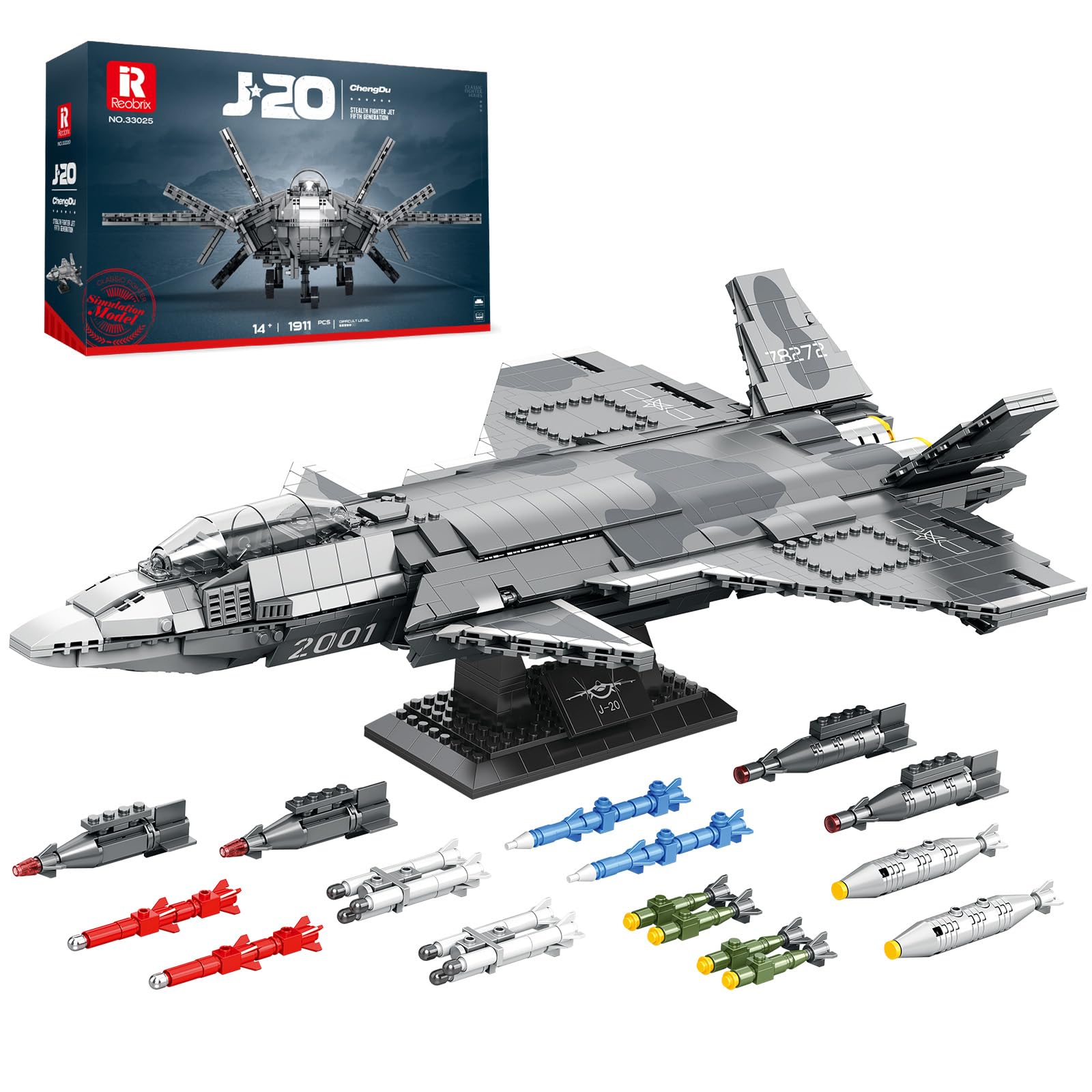 m*e様 FSP フリーソウルピカデリー JET SET KIT とアイデザイニ Amazon.com: Reobrix Military Fighter Building Block Sets 33025, J