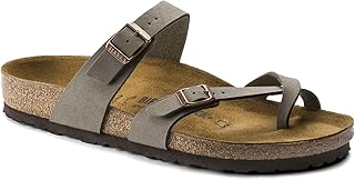 Birkenstock Women's Mayari Thong Sandal,Stone,EU Size 38 / Women's US Size 7-7.5