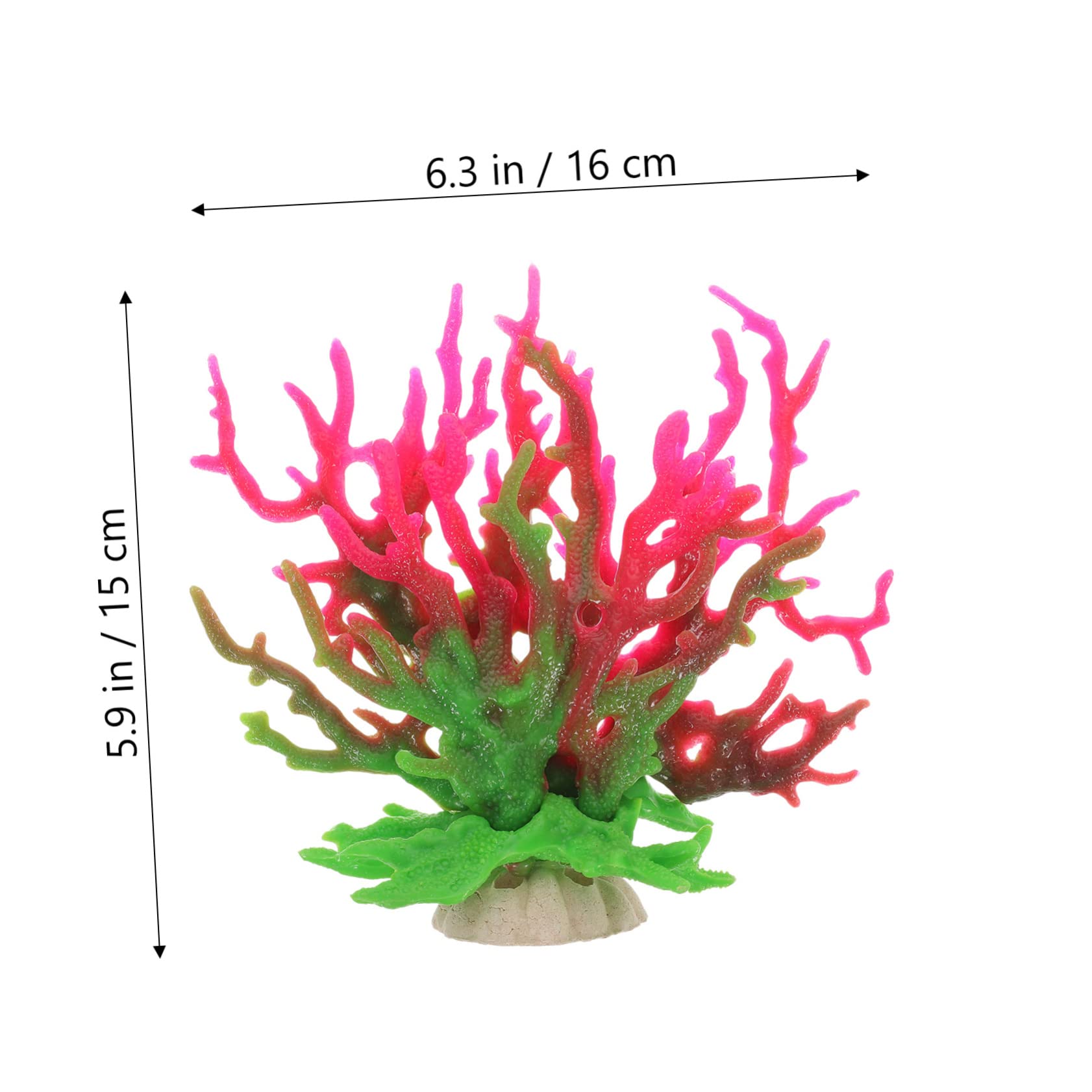 FONDOTIN DIY Tank Plant Coral Decor Coral Fish Tank Aquarium Fish Decor Aquarium Ornaments Large ? Landscape Delicate Artificial Plant Resin