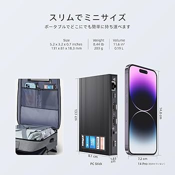 HiMeLE ファンレスミニPC Quieter HD3Q Amazon.co.jp: HiMeLE Quieter3Q ファンレスミニPC N5105