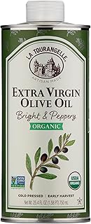 La Tourangelle, Organic Extra Virgin Olive Oil, Cold-Pressed High Antiox...