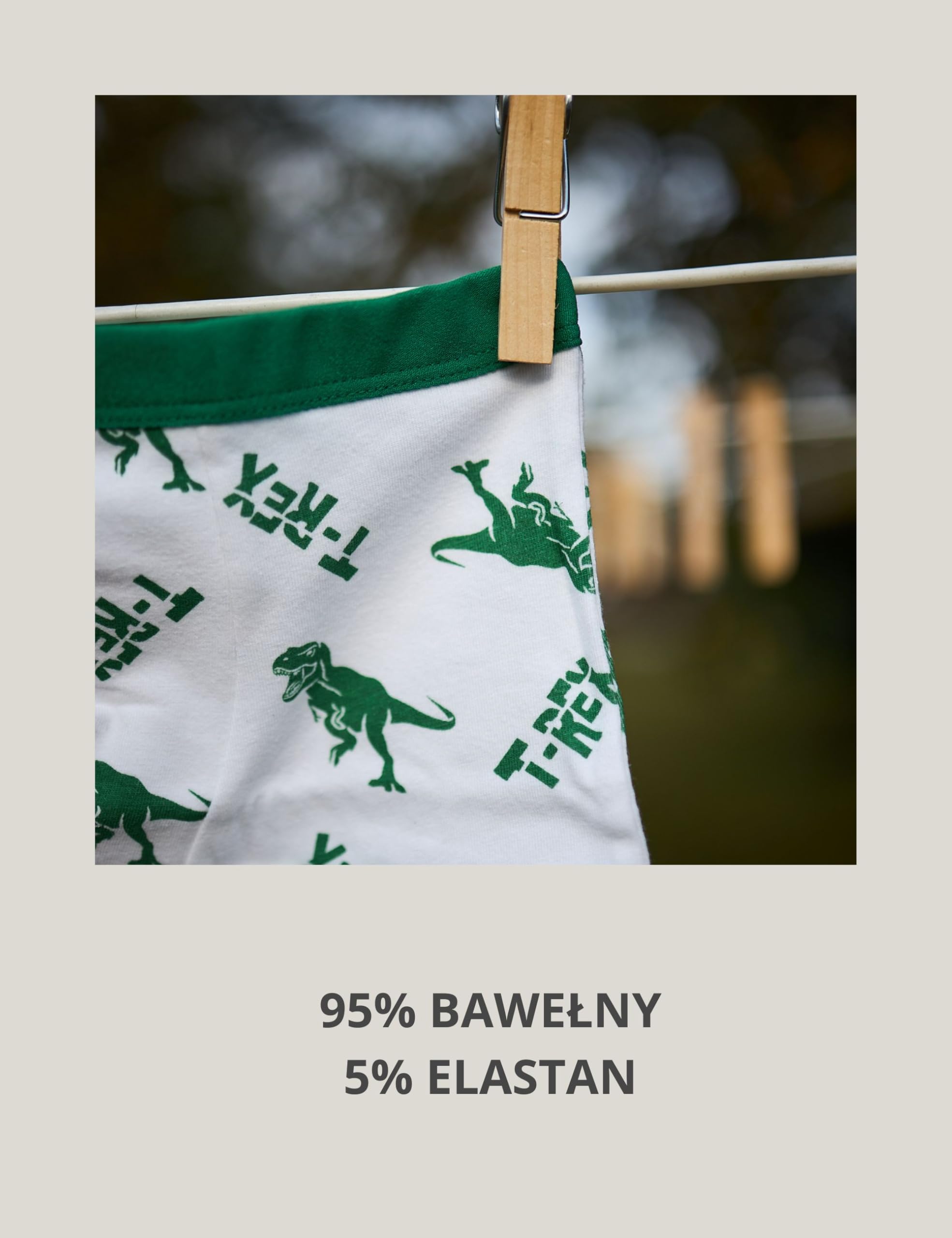 Basic Treasure Podstawowy Skarb 8-pak bokserek chłopięcych z bawełny Oeko-TEX, bielizna dziecięca, bielizna chłopięca