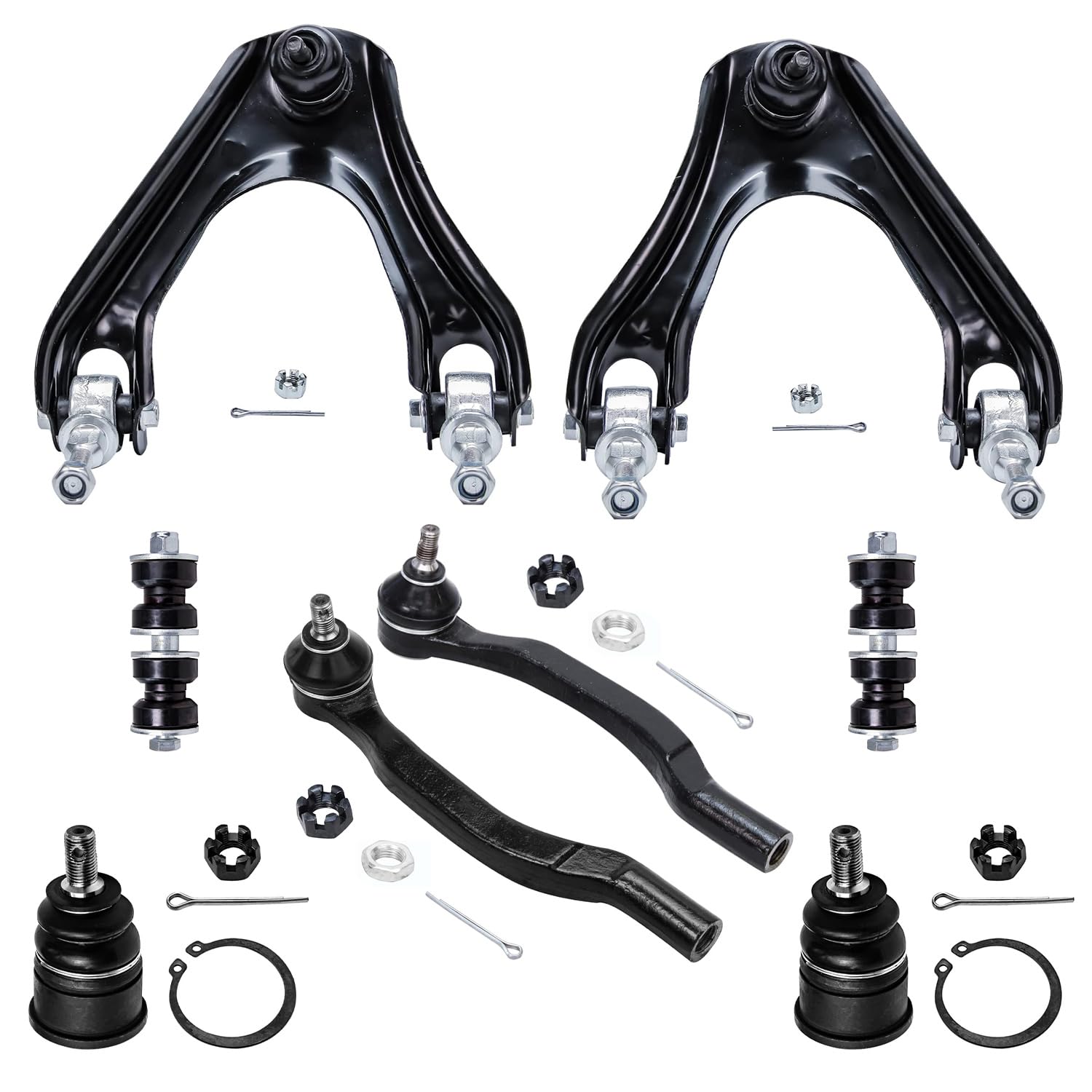 Detroit Axle - 8pc Front End Suspension Kit for Honda Accord Odyssey CL