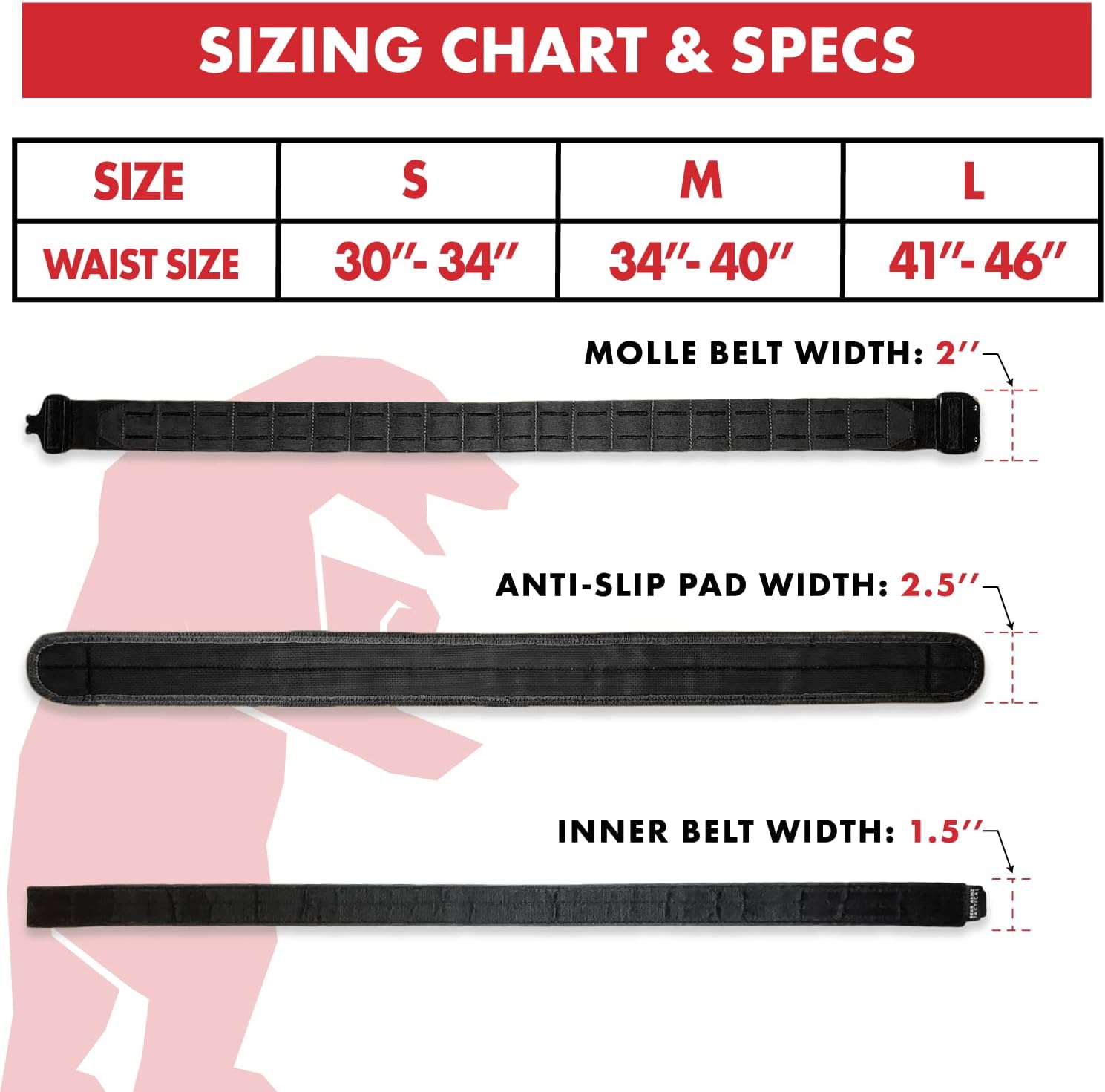 Battle Belt | Heavy Duty Nylon Belts | Molle Riggers Belt | American Company - Image 6