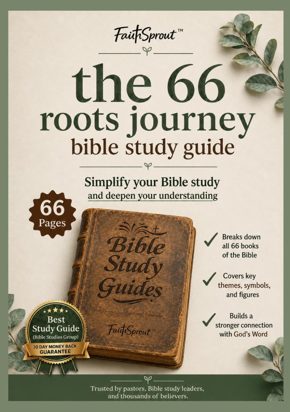 The 66 roots journey bible study guide: Simplify your Bible study and deepen your understanding