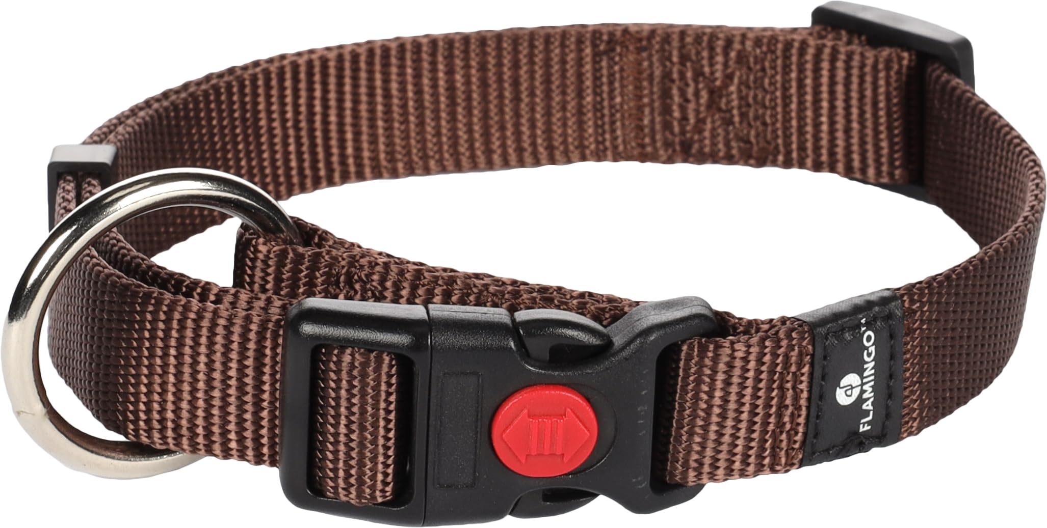 Dog Collar Ziggi Brown M 40-55cm 20mm