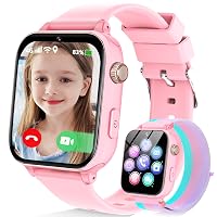 4G Smartwatch Bambini, Orologio Smartwatch Bambini con GPS SOS Videochiamata Chat