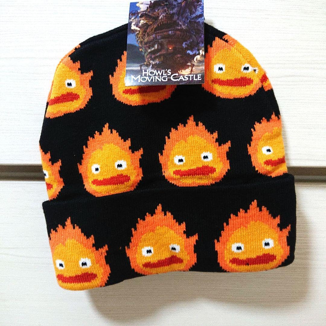 Amazon.co.jp: ハウル カルシファー ニット帽 ビーニー ジブリ
