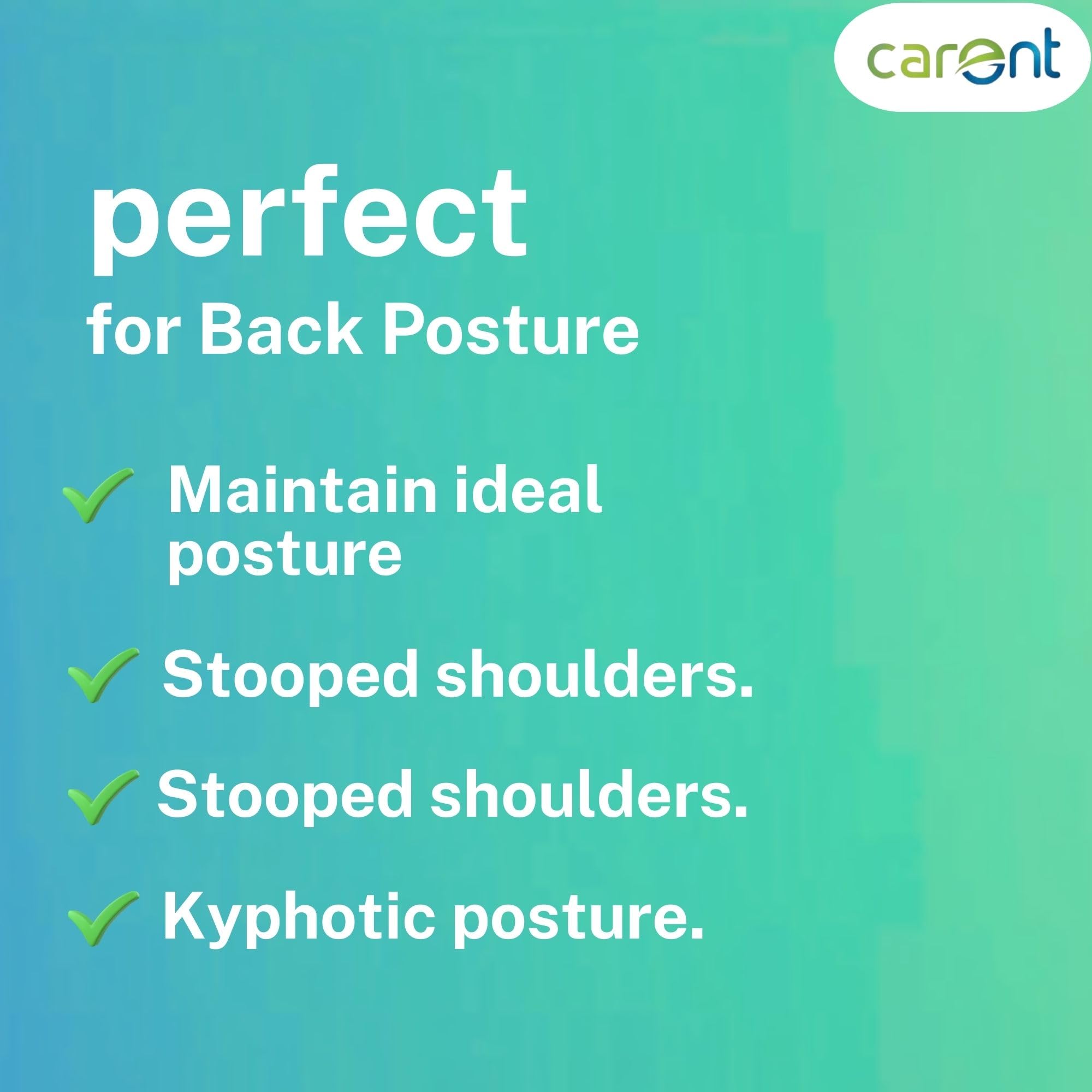 Carent Posture Corrector β Adjustable Back and Shoulder Brace for Spine Alignment Posture Improvement and Upper Back Support (Unisex) (XL) 2
