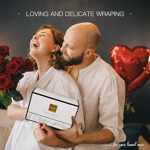 Miniatura 3 de Paquete de 6 velas aromáticas para el hogar, velas para limpieza de la casa, velas de cera de soja natural de larga duración, juego de velas de