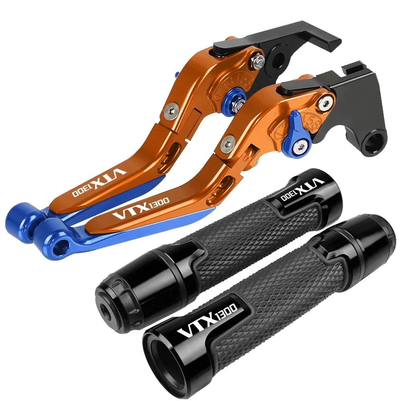 Levier d'embrayage extensible et poignées de guidon réglables VTX 1300