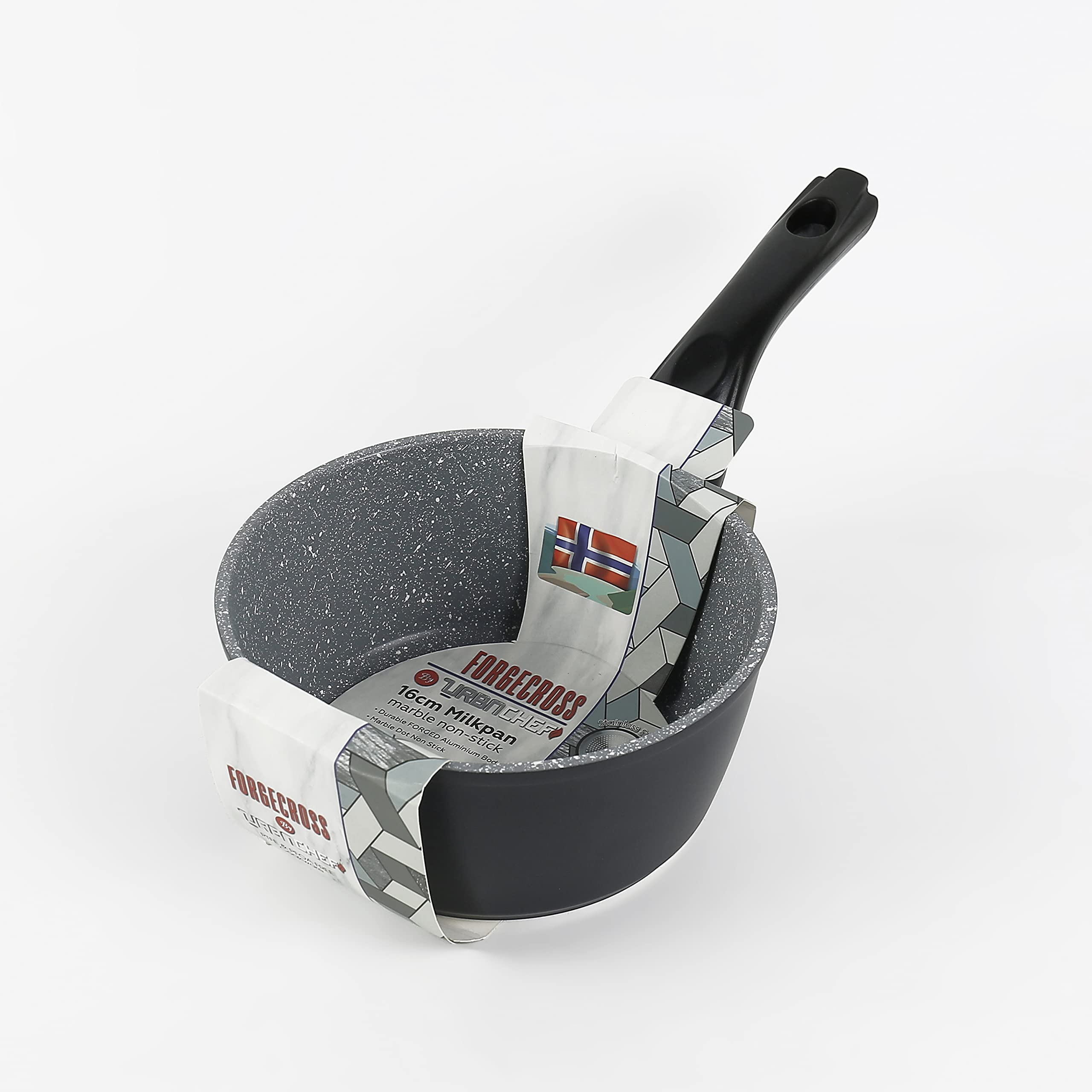 Forgecross Padella In Alluminio Forgiato 20 Cm, Antiaderente In Ceramica, Adatta A Induzione