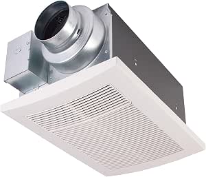 Panasonic WhisperWarm Ceiling Mount Bathroom Exhaust Fan with Heater, 50-110 CFM