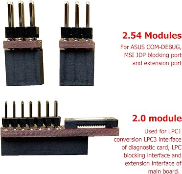TL611 Pro Diagnostic Card, PCI Mini PCI-E LPC Motherboard Tester Debug Cards, for Laptop Desktop, for Motherboard, PCU, Memory, Graphics Card and Hard Disk