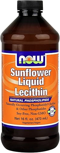 Now Foods Now Foods - Lecitina líquida de girasol, 4 unidades